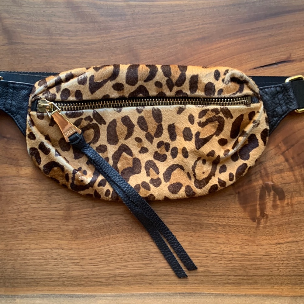 AIMEE KESTENBERG Leopard Leather Belt Bag